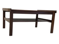 BRITISH MODERN DESIGN - MID CENTURY TEAK COFFEE TABLE