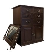 VINTAGE MID CENTURY MAHOGANY CHEST OF DRAWERS