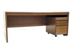 20TH CENTURY DANISH TEAK OFFICE DESK