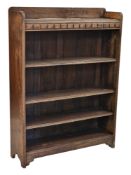 1920S JACOBEAN REVIVAL OAK BOOKCASE
