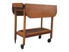 BRITISH MODERN DESIGN - MID CENTURY TEAK TROLLEY