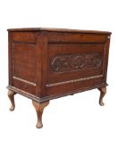 1920S VINTAGE MAHOGANY BLANKET BOX