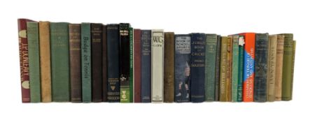 SPORTING INTEREST. COLLECTION OF WORKS ON CRICKET, TENNIS ETC