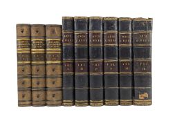 BINDINGS. 6VOL ONCE A WEEK, AN ILLUSTRATED MISCELLANY, TOGETHER WITH MOSHEIM'S HISTORY IN 3VOL
