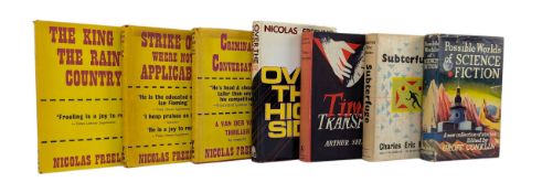SCIENCE FICTION. SEVEN TITLES IN DUST WRAPPERS, FOUR BY NICHOLAS FREELING