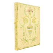 EMBROIDERED BINDING. C1910 BILDERMAPPEN FURS DEUTCHE HAUS HAND SEWN DECORATIVE BINDING