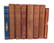 KIPLING, RUDYARD. COLLECTION OF EIGHT FIRST & EARLY EDITIONS IN ORIG. CLOTH