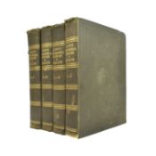 TOPOGRAPHY. 1842 A TOPOGRAPHICAL DICTIONARY OF ENGLAND BY SAMUEL LEWIS 4VOL IN ORIG. CLOTH