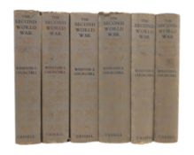 CHURCHILL, WINSTON. 1948-1954 THE SECOND WORLD WAR 6 VOLUMES FIRST EDITIONS IN DUST WRAPPERS