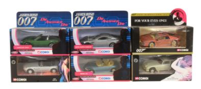 DIECAST - COLLECTION OF CORGI JAMES BOND DIECAST MODELS
