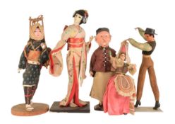 DOLLS - COLLECTION OF ASSORTED TRAVEL DOLL FIGURES