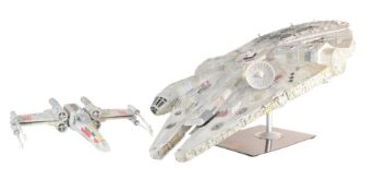 STAR WARS - MILLENNIUM FALCON & X-WING PLAYSETS