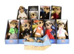 MEERCATS - X10 ASSORTED MEERCAT SOFT TOYS