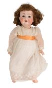 ANTIQUE DOLL - PORZELLANFABRIK-BURGGRUB BISQUE HEADED DOLL