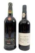 TWO TAYLOR'S 1980S LATE BOTTLED VINTAGE PORT BOTTLES