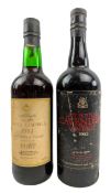 CAVENDISH AND GOULD CAMPBELL VINTAGE PORT BOTTLES (2)