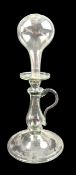 19TH CENTURY BLOWN GLASS LACEMAKER'S OIL LAMP