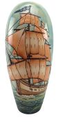 SALLY TUFFIN FOR MOORCORFT - 1980S LIMITED HMS SIRIUS VASE