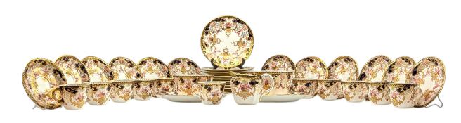 ROYAL CROWN DERBY IMARI 3788 PORCELAIN PART COFFEE SERVICE