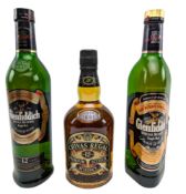 THREE BOTTLES OF SINGLE MALT & BLENDED SCOTCH WHISKY