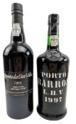 TWO VINTAGE 1995 & 1995 PORT BOTTLES