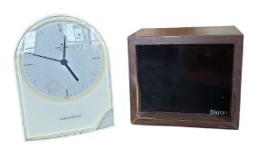 JUNGHANS AND BIKRON - TWO LATE 20TH CENTURY MANTEL CLOCKS