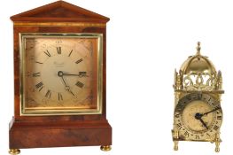 TWO 20TH CENTURY BATTERY OPERATED MANTEL CLOCKS