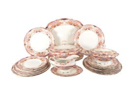 SOHO POTTERY - EARLY 20TH CENTURY MONTROSE PATTERN PART DINNER SERVICE