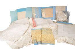 LARGE COLLECTION OF LACE TRIM BORDERS & SAMPLES