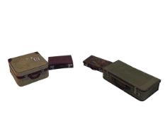 FOUR MID CENTURY SUITCASES / BRIEFCASES