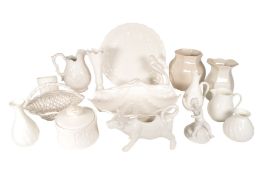 COLLECTION OF MID CENTURY WHITE CHINA