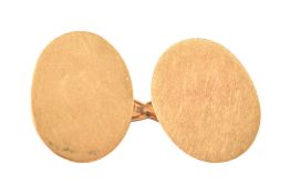 SINGLE 18CT GOLD CUFFLINK