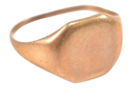 HALLMARKED 9CT GOLD SIGNET RING