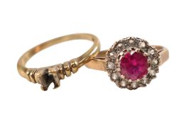TWO GOLD RINGS