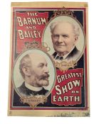 THE BARNUM AND BAILEY GREATEST SHOW ON EARTH POSTER