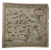 SPRATTS HIGH TEST PLAN OF THE NEW FOREST - 1930S ROAD MAP