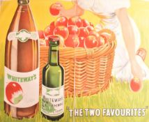 WHITEWAY'S CYDER - LARGE TWO-PART POSTER
