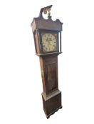 R. SUMMERHAYS - 19TH CENTURY GEORGE IV OAK LONGCASE CLOCK