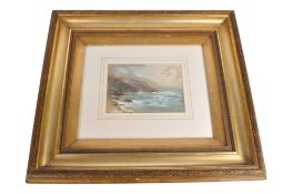 ENGLISH SCHOOL SEASCAPE WATERCOLOUR PAINTING STUDY