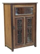 VICTORIAN LATE 19TH CENTURY MAHOGANY MIRRORED CABINET