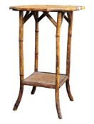 19TH CENTURY VICTORIAN AESTHETIC MOVEMENT BAMBOO OCCASIONAL TABLE
