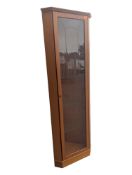 G-PLAN FURNITURE- MODERN TEAK GLAZED CORNER DISPLAY CABINET