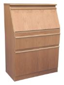 MORRIS OF GLASGOW - MID CENTURY TEAK BUREAU