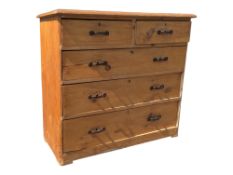 VICTORIA 19TH CENTURY COUNTRY PINE CHEST OF DRAWERS
