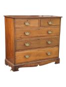 VICTORIAN 19TH CENTURY OAK CHEST OF DRAWERS
