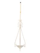 EARLY 20TH CENTURY ARTS & CRAFTS WHITE PAINTED STANDARD LAMP