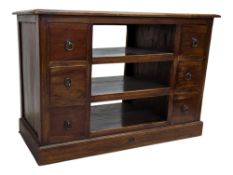 20TH CENTURY MAHOGANY & PINE ANCIENT MARINER BOOKCASE