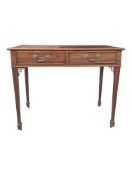LATE VICTORIAN 19TH CENTURY CHIPPENDALE MANNER WRITING TABLE DESK