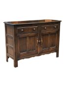 ERCOL FURNITURE - MID CENTURY OLD COLONIAL SIDEBOARD