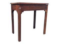 LATE 18TH CENTURY MAHOGANY LADIES WRITING TABLE